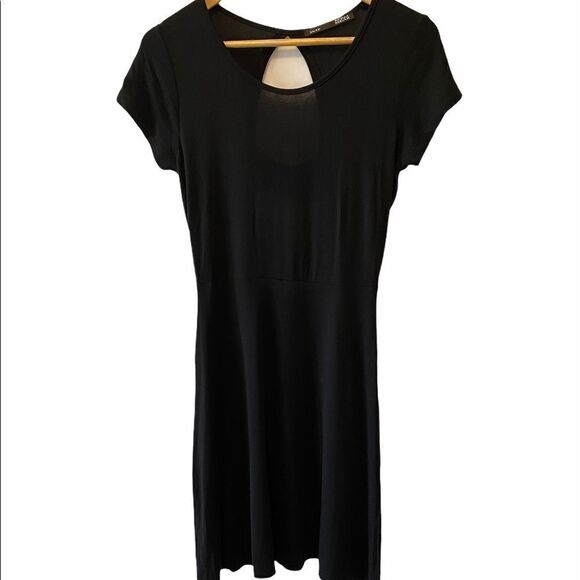 REBEL SUGAR Black Lightweight Back Cut Out Dress - Picture 2 of 5